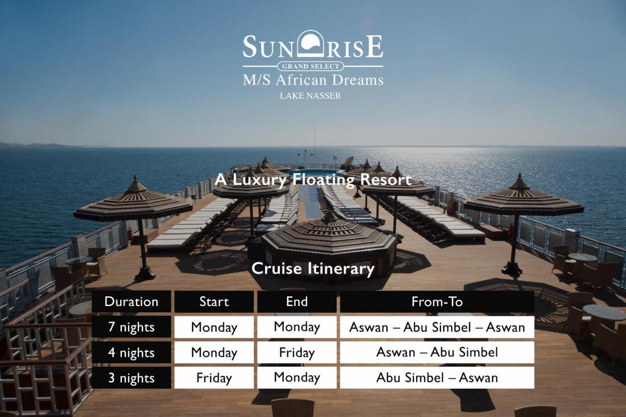 Sunrise African Dreams Cruise -Grand Select- Aswan Buitenkant foto